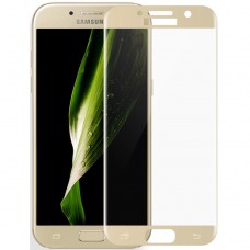 Защитное стекло для Samsung Galaxy A3 (2017) - 5D Full Glue (круглые края)