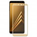 Защитное стекло для Samsung Galaxy A8 (2018) - 5D Full Glue (круглые края)