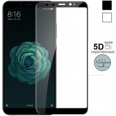 Защитное стекло для Xiaomi Mi A2 - 5D Full Glue (круглые края)