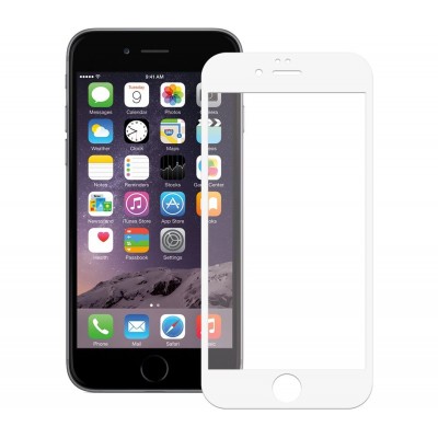 Защитное стекло для iPhone 6/6s - 9D Full Glue ультратонкое (0,18мм)